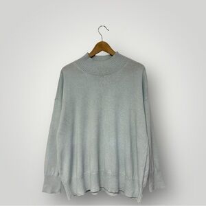 Eileen Fisher  100%‎ Cashmere Sweater Blue Sz M